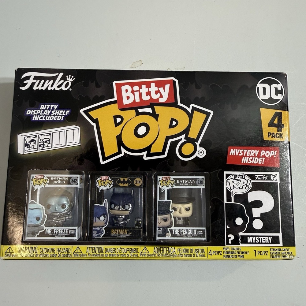 NEW‎ Funko Bitty Pop! DC Mr. Freeze #342 Penguin 339 Batman #314 + MYSTERY